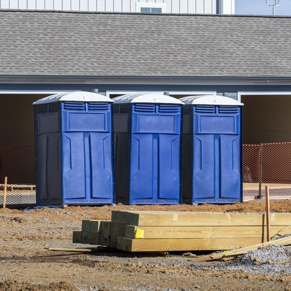 Heavy-duty construction site porta potty in Stillwater, Oklahoma